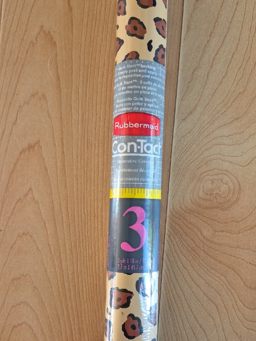 Vintage NWT Rubbermaid Con-Tact Decorative Covering. 1996 Cheetah